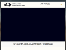 Tablet Screenshot of carinspections.com.au